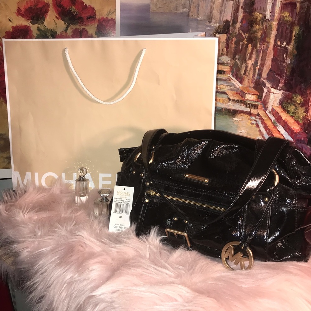 Michael Kors Patent Leather Satchel